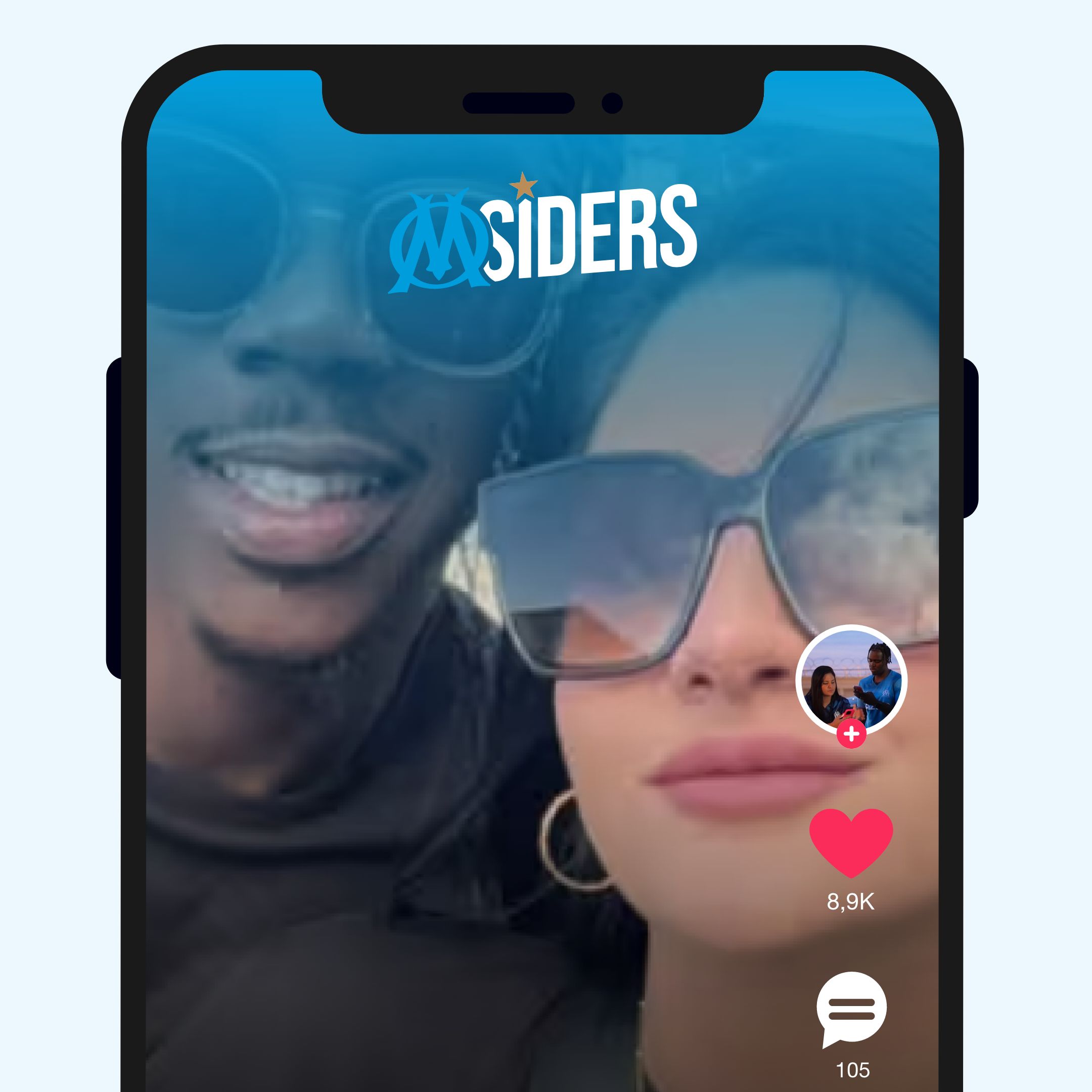 Rendu sur mobile du logo