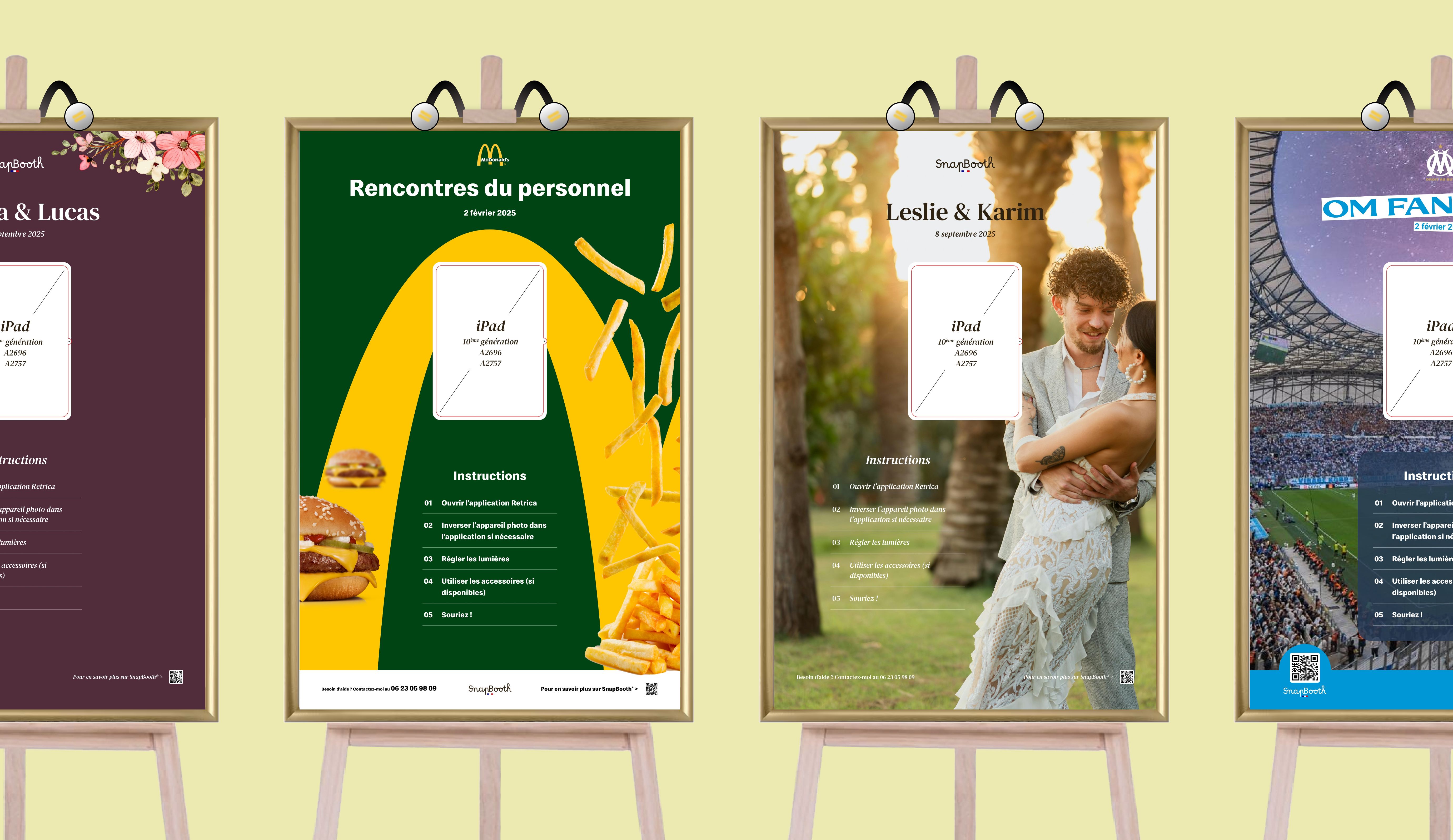 Plusieurs dispositifs les uns à côté des autres