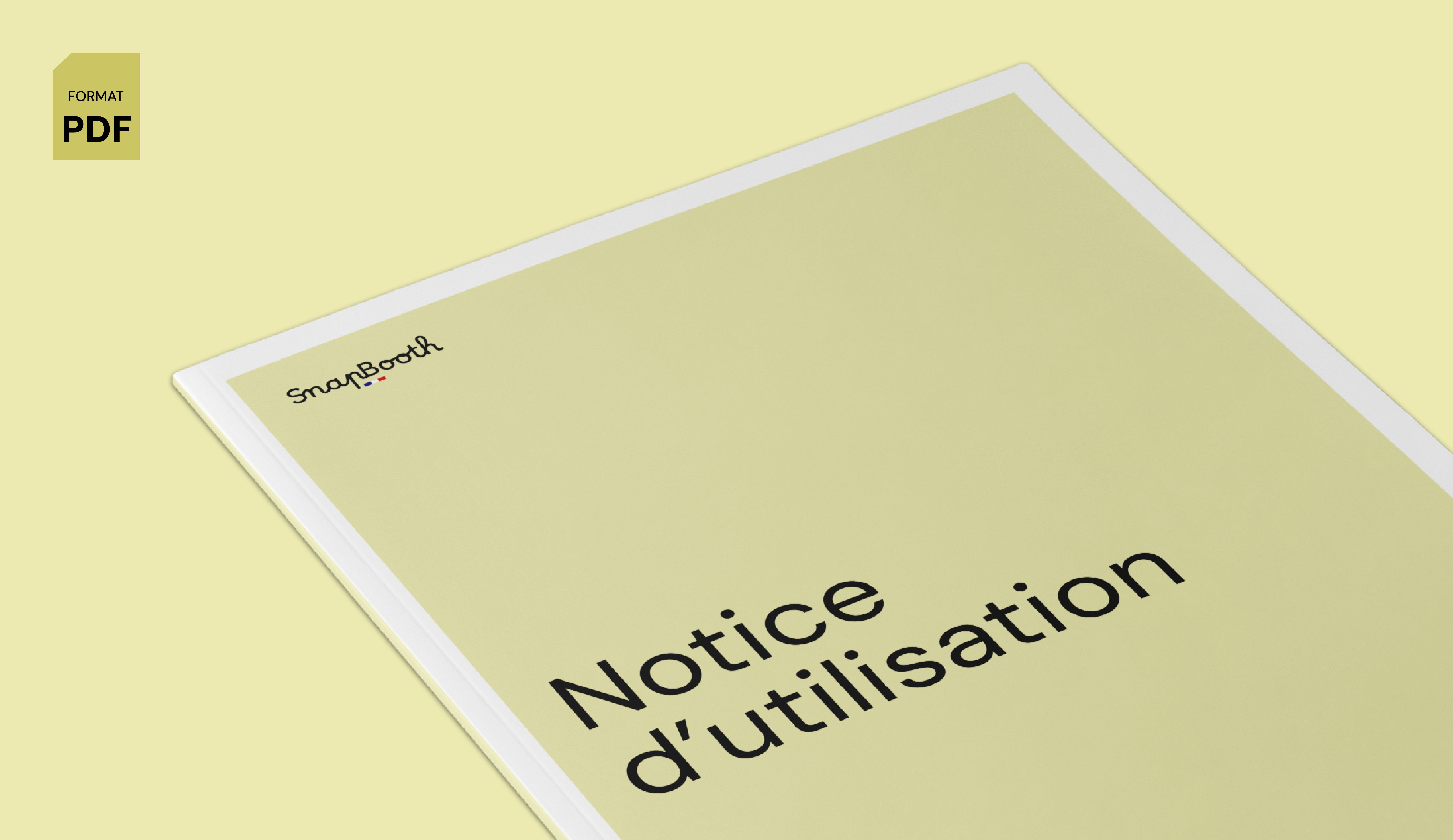 Mockup de la brochure